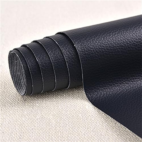 1 Stück Leder Reparatur Set Patch KitSelbstklebende PU Leder Reparatur Tape Patch Erste Hilfe für Sofa Auto Sitz Möbel Jacken Handtasche Navy blau 30 x 137 cm von E-ALLDIR