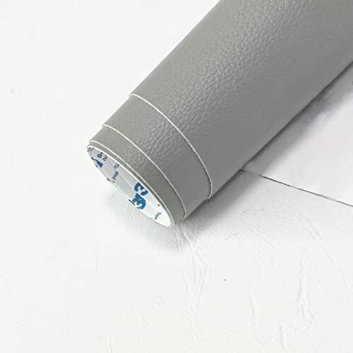 E-ALLDIR 1 Stück Leder Reparatur Set Patch KitSelbstklebende PU Leder Reparatur Tape Patch Erste Hilfe für Sofa Auto Sitz Möbel Jacken Handtasche 40 X 300 CM LZ-grau von E-ALLDIR