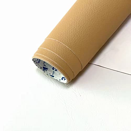 Leder Patch Kit leder-reparaturflicken Strapazierfähiges Kunstleder selbstklebend einfach zu bedienen für Autositze Sofas Bürostuhl Kopfteil LZ-Kurkuma 100 X 120 CM von E-ALLDIR