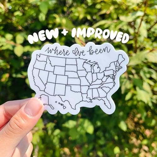 E-ASUM Wooden Where I've Been US Travel Check-Off Map | United States Travel Adventure • USA State Map Engraved Ornament • 50 States Bucket List E-ASUM Wooden Where I've Been US Travel Check-Off Map | United States Travel Adventure • USA State Map Engraved Ornament • 50 States Bucket List von E-ASUM