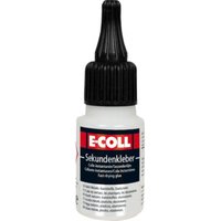E-COLL Sekundenkleber 20g Flasche E-COLL Sekundenkleber 20g Flasche von E-COLL