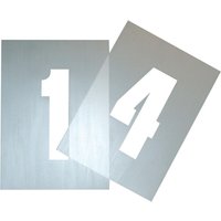 Schablonensatz 150mm pvc-u für Bodenmarkierung, 59-teilig im Koffer - E-coll von E-COLL