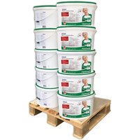 Wandfarbe profhome 300-31-10 Objektweiß Innenfarbe Farbe hochergiebig gut deckend matt weiß 125 l Eimer für max. 800 qm von E-DELUX