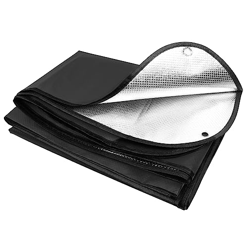 E EASTSTORM 210×150cm Verdickter Notfalldecke Schlafsack Survival Biwaksack Rettungsdecken Plane Wasserdicht Thermodecke Tarp Zeltplane Ultraleicht Kälteschutz für Camping von E EASTSTORM