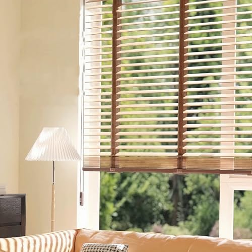 Bambus Rollo,Seitenzugrollo,Bambus Jalousette,Lichtfilter Rollläden,Verdunkelungs-/Sichtschutz-Fensterrollos,Lichtfilternde Rollos,Leicht zu Montierende Bambusjalousien (W80xH200cm/W32 xH79) von E ECATEE