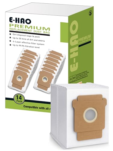 E-HAO Staubsauger-Ersatzbeutel für Roomba 104, 105, 405, 504, 505, Q0520, Max 705 und Essential 2, 14 Stück. E-HAO Staubsauger-Ersatzbeutel für Roomba 104, 105, 405, 504, 505, Q0520, Max 705 und Essential 2, 14 Stück. von E-HAO