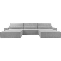 E-meubles - Eckcouch aus Cordstoff Ecksofa U-Form Cord Sofa Couch Polsterecke U-Sofa mit Bettkasten und Schlaffunktion -Wohnlandschaft denver u E-meubles - Eckcouch aus Cordstoff Ecksofa U-Form Cord Sofa Couch Polsterecke U-Sofa mit Bettkasten und Schlaffunktion -Wohnlandschaft denver u von E-MEUBLES