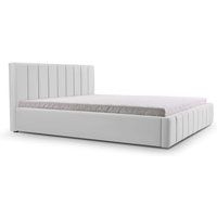 Polsterbett mit Bettkasten boxspring bett 01 - 160x200 - Silver (trinity 32) von E-MEUBLES