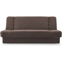 E-meubles - Sofa mit Schlaffunktion und Bettkasten, Kippsofa Klappsofa Schlafsofa Clic-Clack Couch für Wohnzimmer Federkern Sofagarnitur Polstersofa von E-MEUBLES