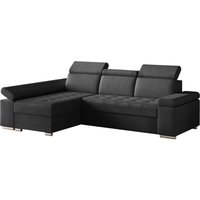 Ecksofa mit Schlaffunktion Eckcouch mit Bettkasten Sofa Couch mit verstellbare Kopfstütze L-Form Polsterecke Schlafsofa Gästebett - 260x168x94 cm Ecksofa mit Schlaffunktion Eckcouch mit Bettkasten Sofa Couch mit verstellbare Kopfstütze L-Form Polsterecke Schlafsofa Gästebett - 260x168x94 cm von E-MEUBLES