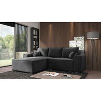 Ecksofa mit Schlaffunktion und Bettkasten, Couch für Wohnzimmer, Schlafsofa Sofagarnitur Sofa Eckcouch L-Form Wohnlandschaft mit Bettfunktion Ecksofa mit Schlaffunktion und Bettkasten, Couch für Wohnzimmer, Schlafsofa Sofagarnitur Sofa Eckcouch L-Form Wohnlandschaft mit Bettfunktion von E-MEUBLES