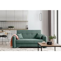 Klassisches Sofa - eleganter Stil dekorative Steppung, Sofa mit Schlaffunktion und Bettkasten, Wohnzimmereinrichtung 3-Sitzer-Sofa, gepolstertes von E-MEUBLES