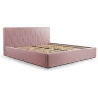Polsterbett Bett mit Kopfstütze, Rahmenbettgestell, Bettkasten und Lattenrost Doppelbett Gepolsterter Kopfteil Samststoff Stauraumbett bett 02 Polsterbett Bett mit Kopfstütze, Rahmenbettgestell, Bettkasten und Lattenrost Doppelbett Gepolsterter Kopfteil Samststoff Stauraumbett bett 02 von E-MEUBLES