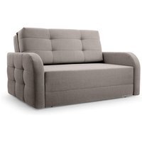 E-meubles - Schlafsessel Sofa Sessel Jugendsofa Schlafsofa 2-Sitzer Gästebett mit Schlaffunktion und Bettkasten Kindersofa Porto 120 – Cappuccino von E-MEUBLES
