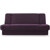 Sofa mit Schlaffunktion und Bettkasten, Kippsofa Klappsofa Schlafsofa Clic-Clack Couch für Wohnzimmer Federkern Sofagarnitur Polstersofa - CYPRUS von E-MEUBLES