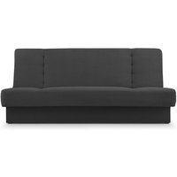 Sofa mit Schlaffunktion und Bettkasten Klappsofa Schlafsofa Clic-Clack Couch für Wohnzimmer Federkern Sofagarnitur Polstersofa Cordstoff - cyprus new von E-MEUBLES