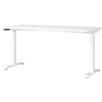 E-Serie E-Schreibtisch 160x80 E-SYSTEM, Holznachbildung von E-Serie