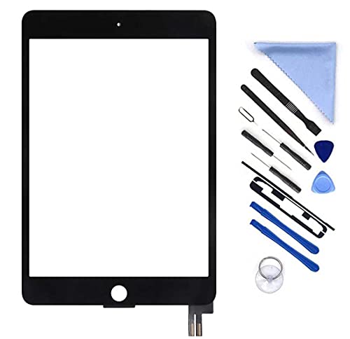 Digitizer Bildschirm Ersatz für i Pad Mini 5 5th Generation 7,9 Zoll 2019 Touch Screen Glasscheibe Ersatzteile für i Pad A2133 A2124 A2126 A2125 mit Werkzeugreparatursatz (ohne Home-Taste, Nicht LCD) von E-Soul