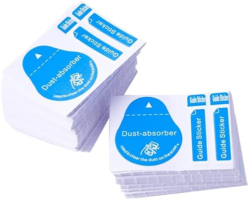 Staubabsorber LCD Dedust Aufkleber für Handy Tablet Bildschirm 100St von E-Soul