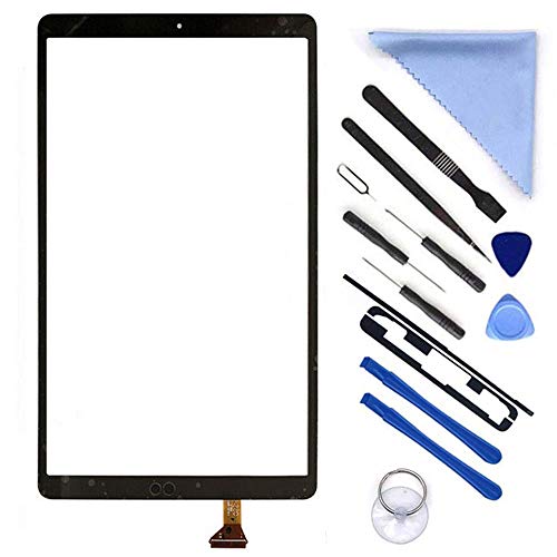 E-Soul Touch Digitizer Ersatzglas für Samsung Galaxy Tab A 10.1 2019 SM-T510 SM-T515 (LCD nicht enthalten) (Schwarz) von E-Soul