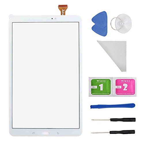 Touch Screen Digitizer Ersatz für Samsung Galaxy Tab A 10.1 (2016) T580 T585 SM-T580 SM-T585 mit Werkzeugen (LCD Nicht enthalten) (Weiß) von E-Soul