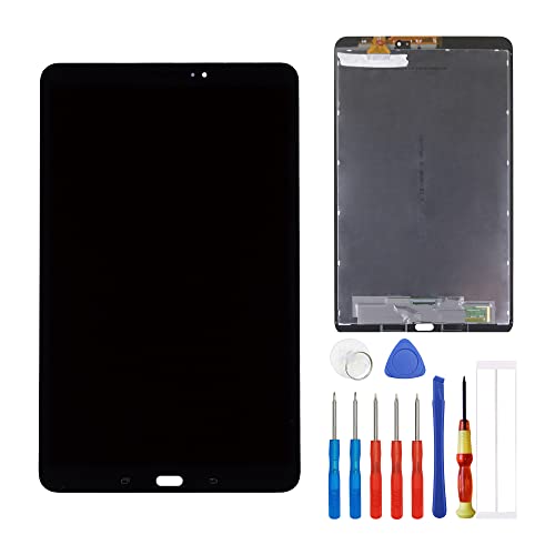 E-YIIVIIL LCD Display Montage Kompatibel mit Samsung Galaxy Tab A 10.1 2016 SM-T580 T585 T587 Touchscreen Digitizer + Werkzeug (Schwarz) von E-YIIVIIL