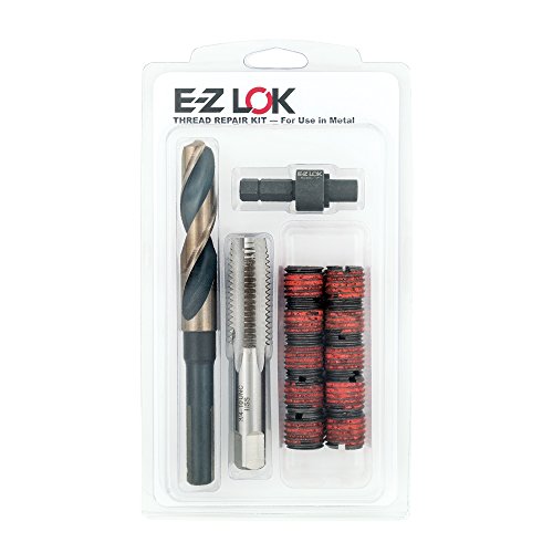 E-Z LOK EZ-329-624 Gewindeeinsätze für Metall, 3/8-24 Einbausatz, Stahl, Schwarzoxid von E-Z LOK