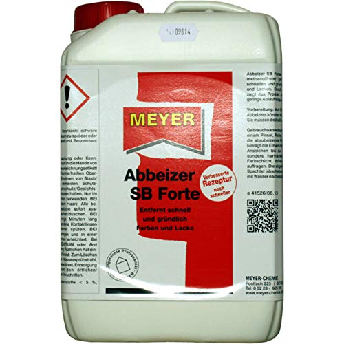 Abbeizer Lackentferner Entlacker Abbeizmittel GEL, Lacklöser, Lösungsmittel inkl. Pinsel von E-Com24 (Abbeizer 3 Liter) von Bindulin
