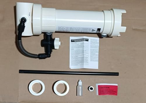 R171096 Pool-Chlorinator, 320 Automatischer In-Line Chlor/Brom Feeder Kompatibel mit Rainbow 320, Verbesserter Ersatz für R171096 Chlorinator für Pools und Spas, für 6.500-70.000 Gallonen R171096 Pool-Chlorinator, 320 Automatischer In-Line Chlor/Brom Feeder Kompatibel mit Rainbow 320, Verbesserter Ersatz für R171096 Chlorinator für Pools und Spas, für 6.500-70.000 Gallonen von E-cowlboy