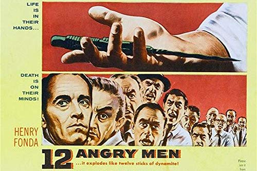 E-shining Metallschild 12 Angry Men Blechschild Filmposter Club Kaffeehaus Zuhause Retro Wanddekoration 20,3 x 30,5 cm 003 von E-shining