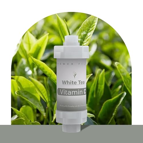 Shower Filter Duschfilter Wasserfilter Dusche für Hartes Wasser Entfernung von Fluorid und Chlor Reinigung der Haut, Vitamin C Weiches und Keimfreies Wasser Duschkopf Kalk Filter Weißer Tee Shower Filter Duschfilter Wasserfilter Dusche für Hartes Wasser Entfernung von Fluorid und Chlor Reinigung der Haut, Vitamin C Weiches und Keimfreies Wasser Duschkopf Kalk Filter Weißer Tee von E-yimeng