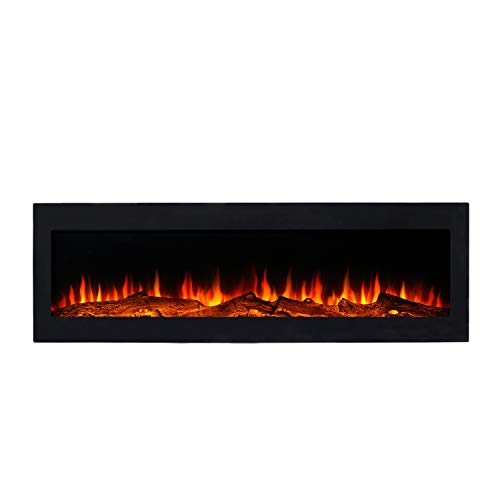 Elektrokamin NOVA von EL Fuego® Kaminofen Dekokamin, 900/1800 W, mit Überhitzungsschutz, LED-Beleuchtung, Dimmerfunktion, AY 6197 von El Fuego