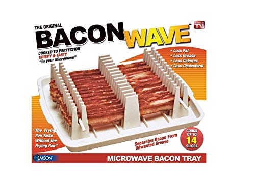 Bacon Wave Microwave Bacon Tray Boxed by E.MISHAN and SONS von E. Mishan and Sons