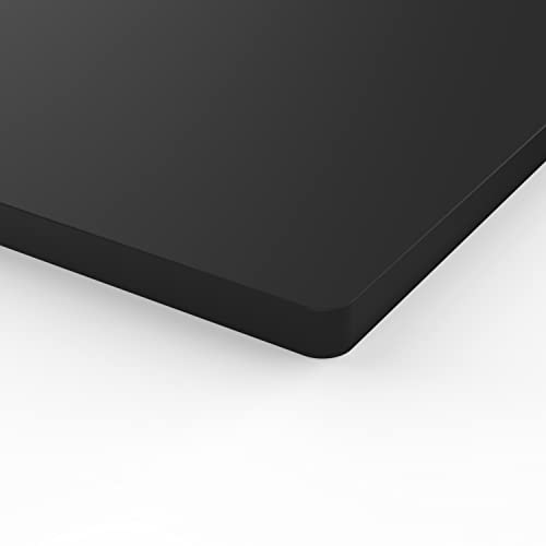 E.For.U® Tischplatte aus MDF schwarz 160 * 80cm von E.For.U