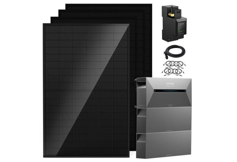 SolarMars Balkonkraftwerk mit Speicher 2000w( 500*4)  mit Anker Solix Solarbank 2 E1600 Pro, 0% MwSt von SolarMars