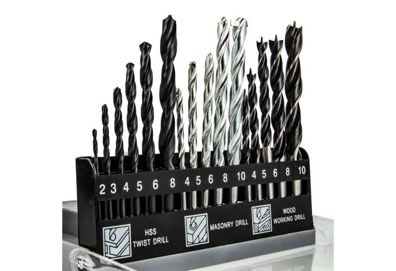 E.H.G Lucas Bohrersatz Kombi-Bohrer-Satz, 6xMetall, je 5x Stein, 5x Holz, 6x Metall, in Box E.H.G Lucas Bohrersatz Kombi-Bohrer-Satz, 6xMetall, je 5x Stein, 5x Holz, 6x Metall, in Box von E.H.G Lucas