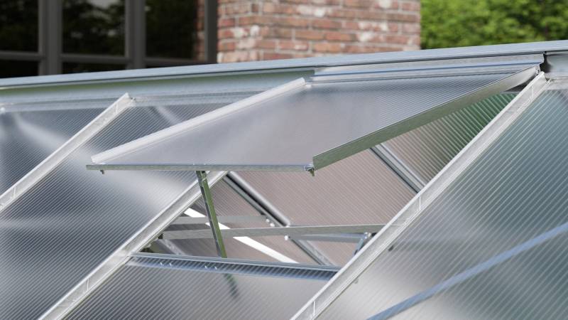 Alu Dachfenster für Gewächshaus, ohne Glas von E.P.H. Schmidt