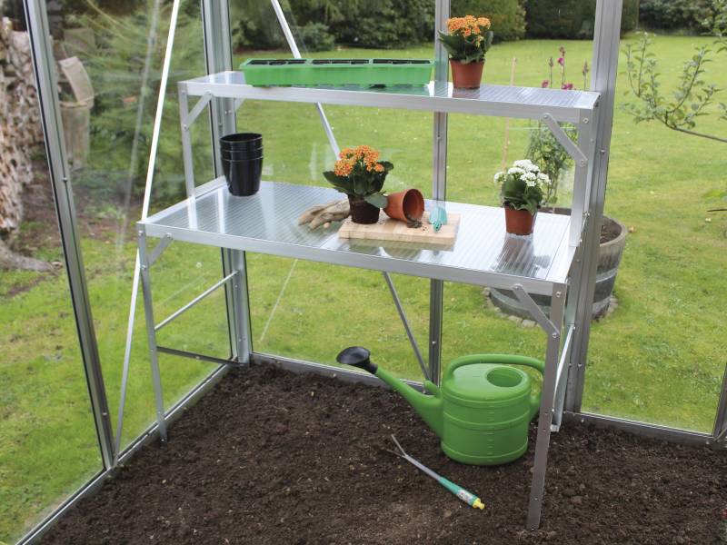 Alu-Tischaufsatz von E.P.H. Schmidt