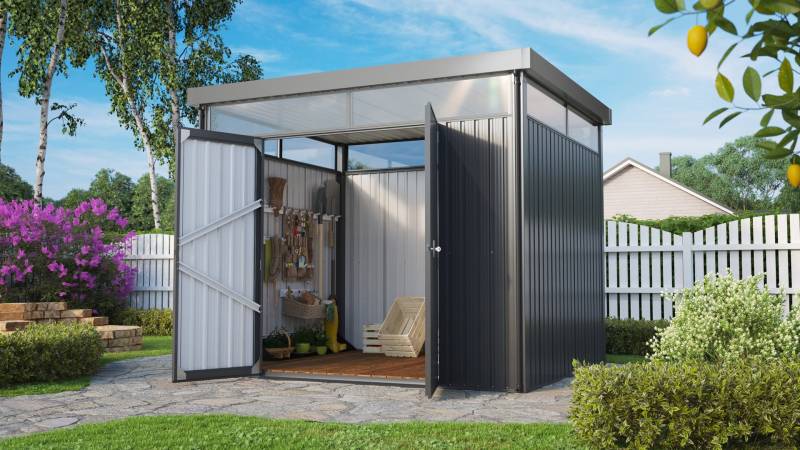 Gerätehaus Rheinfelden, anthrazit matt Gerätehaus Rheinfelden, anthrazit matt von E.P.H. Schmidt