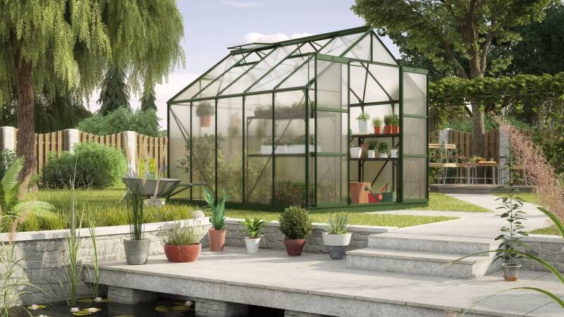 Gewächshaus Uranus 8300 Gewächshaus Uranus 8300 von E.P.H. Schmidt