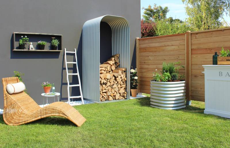 Kaminholzregal Lignum 858 Kaminholzregal Lignum 858 von E.P.H. Schmidt