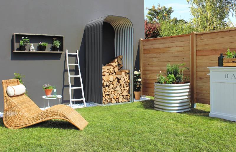 Kaminholzregal Lignum 858 von E.P.H. Schmidt