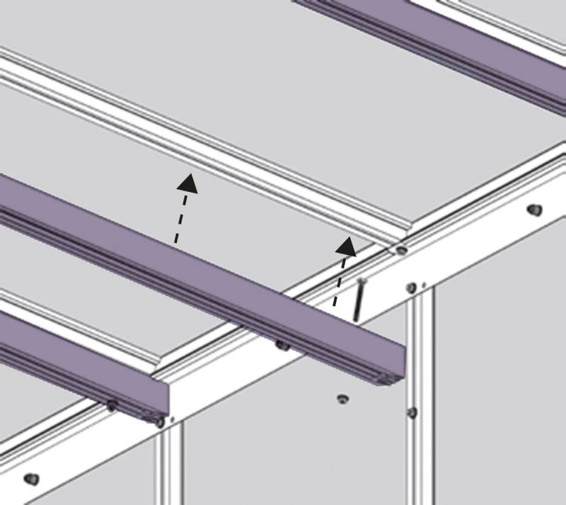 Pavillon-Nachrüstsatz, schwarz von E.P.H. Schmidt