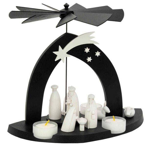 E.Schalling Moderne Black Pyramide Christi Geburt mit den drei Weisen E.Schalling Moderne Black Pyramide Christi Geburt mit den drei Weisen von E.Schalling