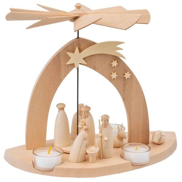 E.Schalling Moderne Pyramide Natur Christi Geburt mit den drei Weisen E.Schalling Moderne Pyramide Natur Christi Geburt mit den drei Weisen von E.Schalling