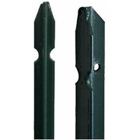 EAC - Stahleinsätze für Zäune mit Löchern zum Befestigen des t -Abschnittsnetzes - 125 cm. von EAC