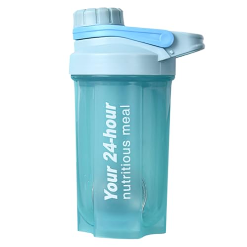 EACHPT Protein Shaker 600ML Eiweiß Shaker für Supplement Shakes, Shaker Proteinshake Proteinshaker mit Drehverschluss, Sieb & Mess-Skala | Auslaufsicher, Frei BPA & DEHP von EACHPT