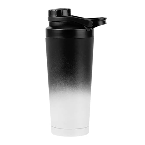 EACHPT Shaker Proteinshake|750ML|Eiweiß Shaker mit Sieb Shaker|Edelstahl Protein Shaker Doppelwandig Vakuum Isoliert|BPA Frei Auslaufsicher|Edelstahl Thermoflasche| für eiweiß-Sportgetränke von EACHPT