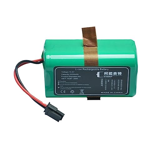EADXCSF 14,4 V 3200 mAh Staubsauger-Akku-Ersatz, Kompatibel mit Coredy, R750-2200pa G800 G850 Roboter-Staubsauger-Zubehör EADXCSF 14,4 V 3200 mAh Staubsauger-Akku-Ersatz, Kompatibel mit Coredy, R750-2200pa G800 G850 Roboter-Staubsauger-Zubehör von EADXCSF