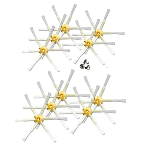 Outils compatibles avec 10 teile/los Roboter-Staubsaugerbürsten Seitenbürste für Kompatibel mit iRobot Kompatibel mit Roomba 550 581 612 620 655 700 770 780 Serie Roboter-Staubsauger von EAGHADEK